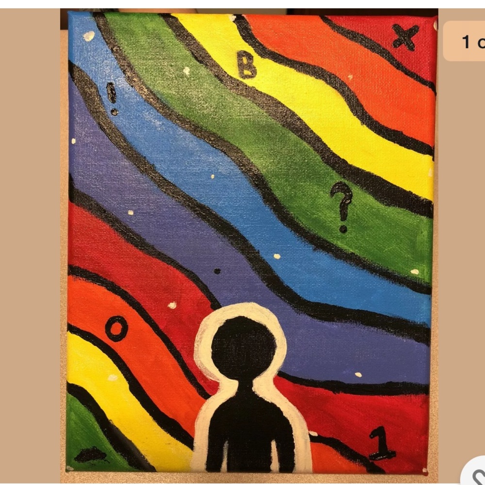Original Acrylic Painting on Canvas 8X10
